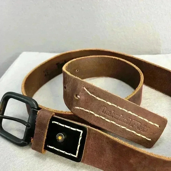 Timberland Pro Leather Belt office to casual work wear rugged durability - Picture 11 of 12
